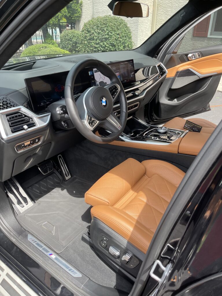 Boss Auto Detail and Wash detailed interior of BMW