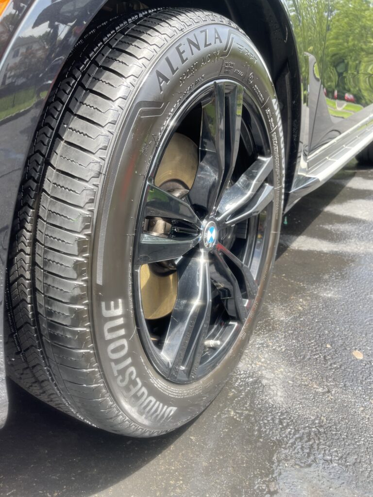 Boss Auto Detail and Wash detailed wheel of BMW