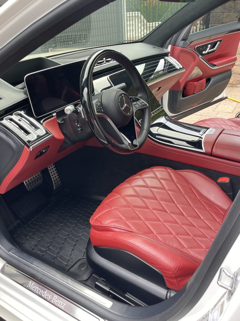 Boss Auto Detail and Wash detailed interior of Mercedes