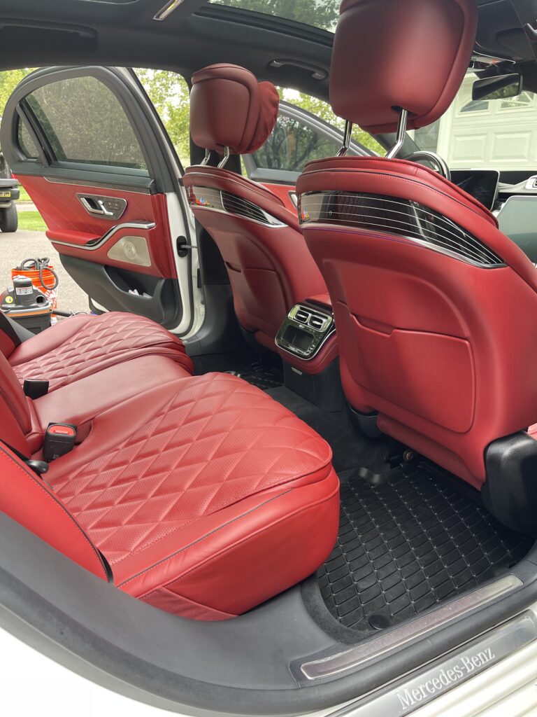 Boss Auto Detail and Wash detailed interior of Mercedes