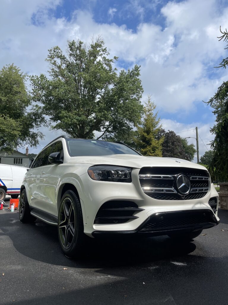 Boss Auto Detail and Wash detailed exterior of Mercedes