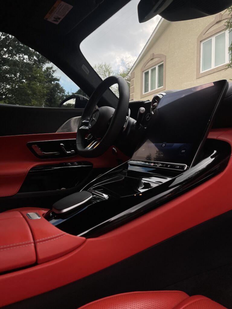 Boss Auto Detail and Wash detailed interior of Mercedes