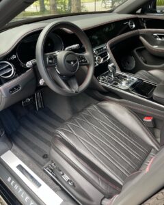 Boss Auto Detail and Wash detailed driver seat of Bentley