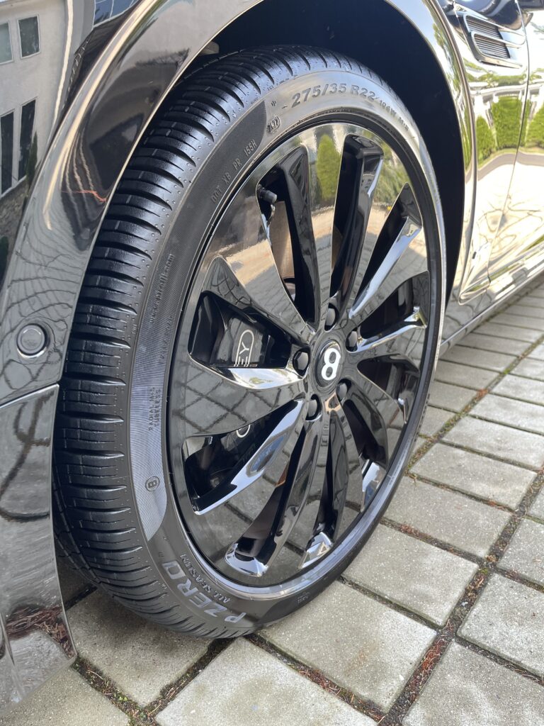 Boss Auto Detail and Wash detailed wheel of Bentley