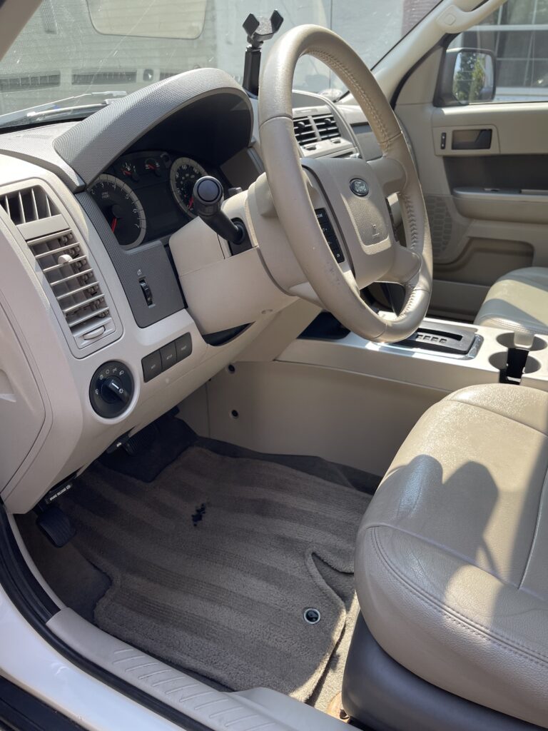 Boss Auto Detail and Wash detailed driving seat of Ford