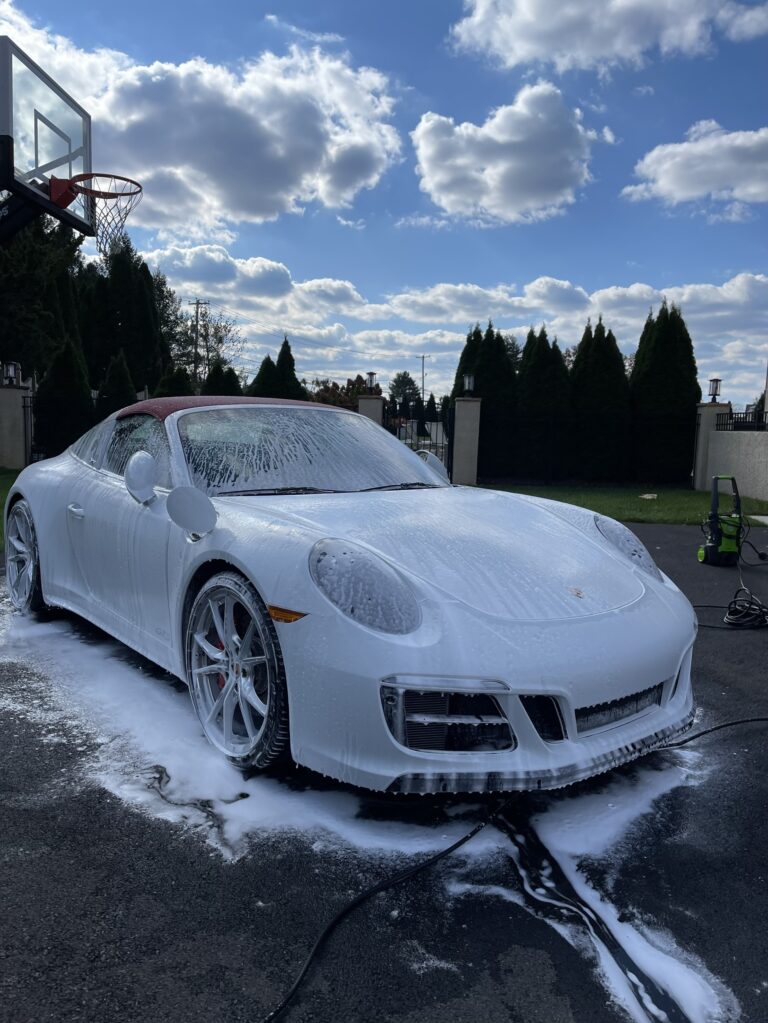 Porsche exterior detailed by Boss auto Detail and Wash