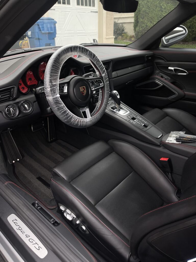 porsche interior detailing by boss auto detail and wash