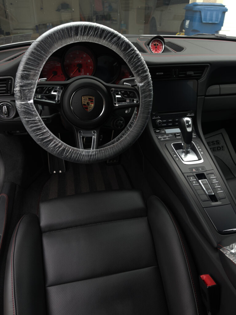 Porsche Interior detailed by Boss auto Detail and Wash