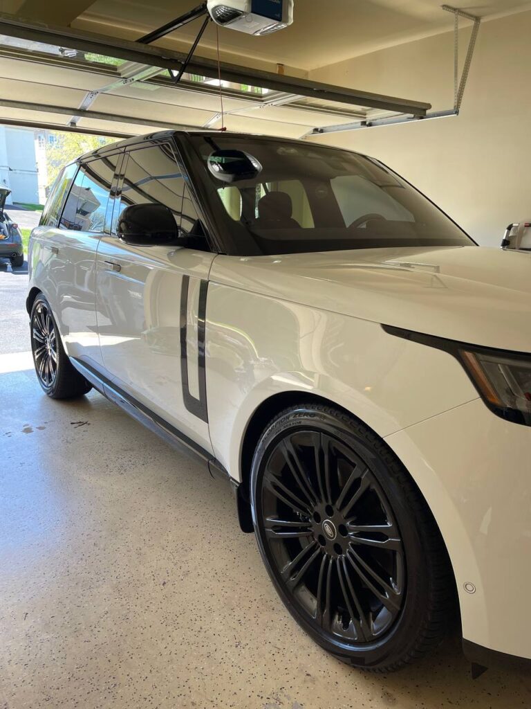 boss auto detail and wash exterior range rover car detailed in bucks county