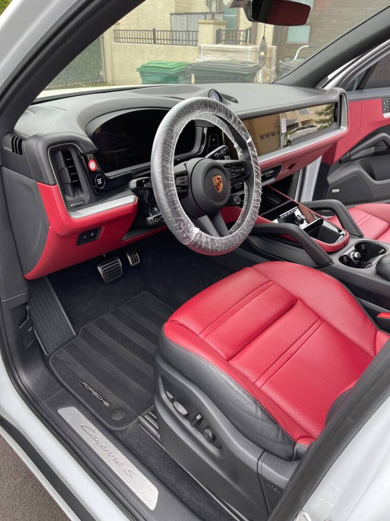 boss auto detail and wash interior porsche car detailed in bucks county