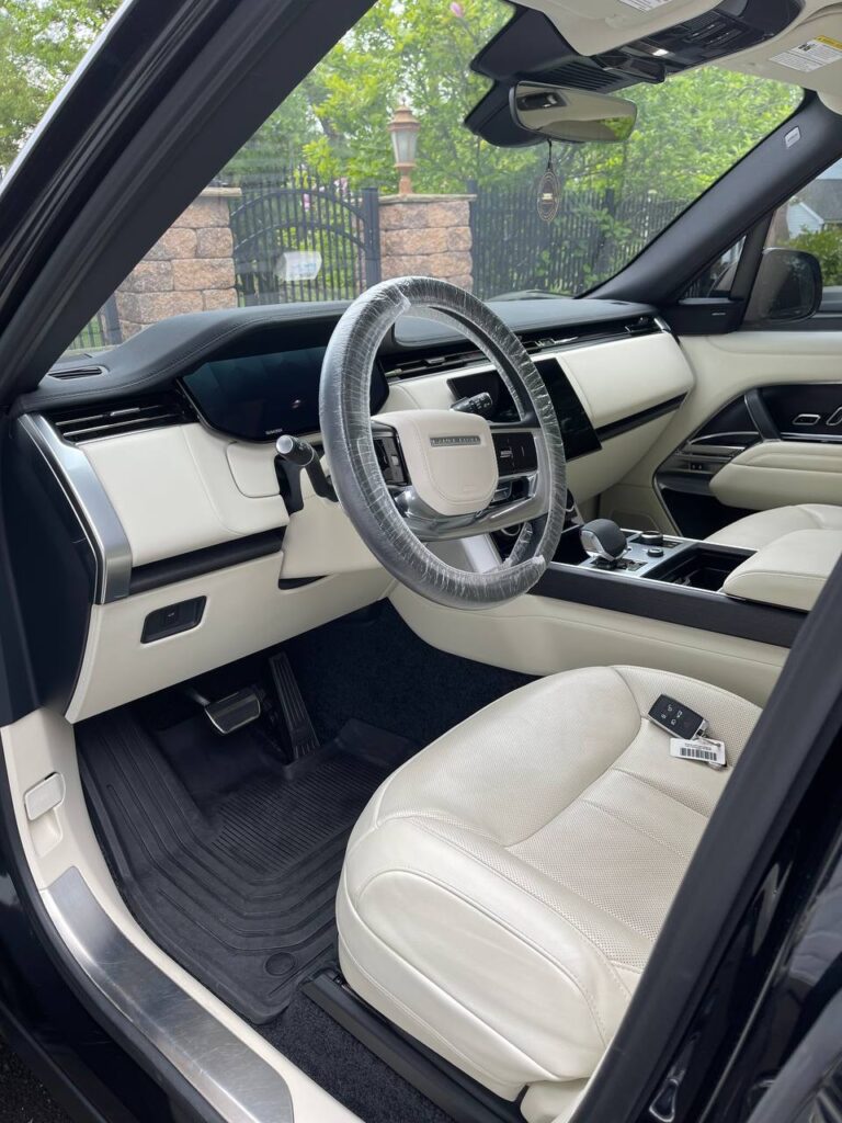 boss auto detail and wash interior of range rover car detailed in bucks county