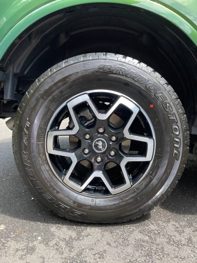 boss auto detail and wash exterior wheels of bronco car detailed in bucks county