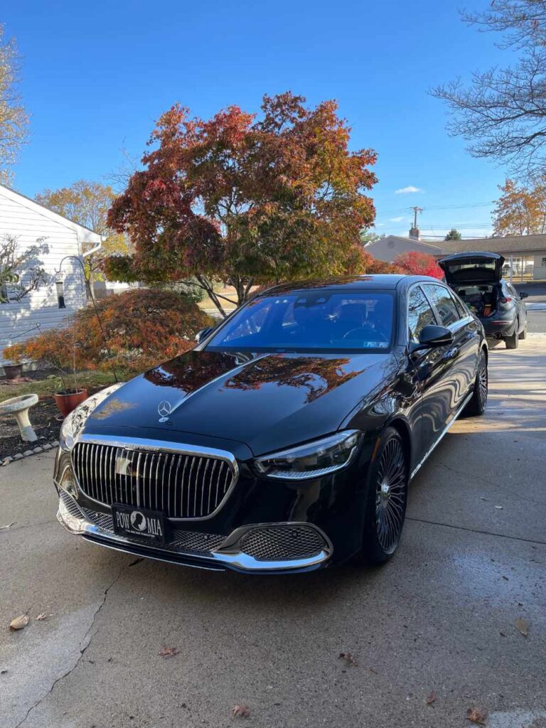 boss auto detail and wash vehicle after a car detail on maybach