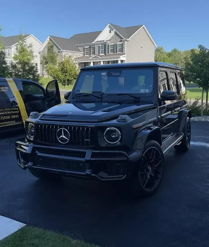 g wagon after car detail